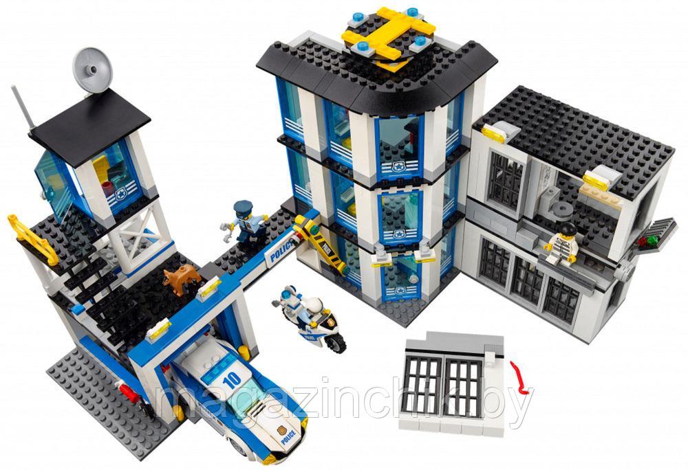 Конструктор 39058 Большой полицейский участок, 965 деталей аналог LEGO City (Лего Сити) 60141 - фото 2 - id-p73413202