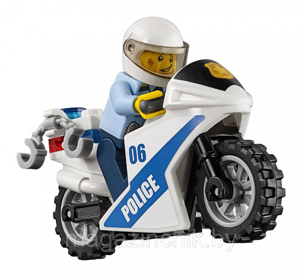 Конструктор 39058 Большой полицейский участок, 965 деталей аналог LEGO City (Лего Сити) 60141 - фото 5 - id-p73413202