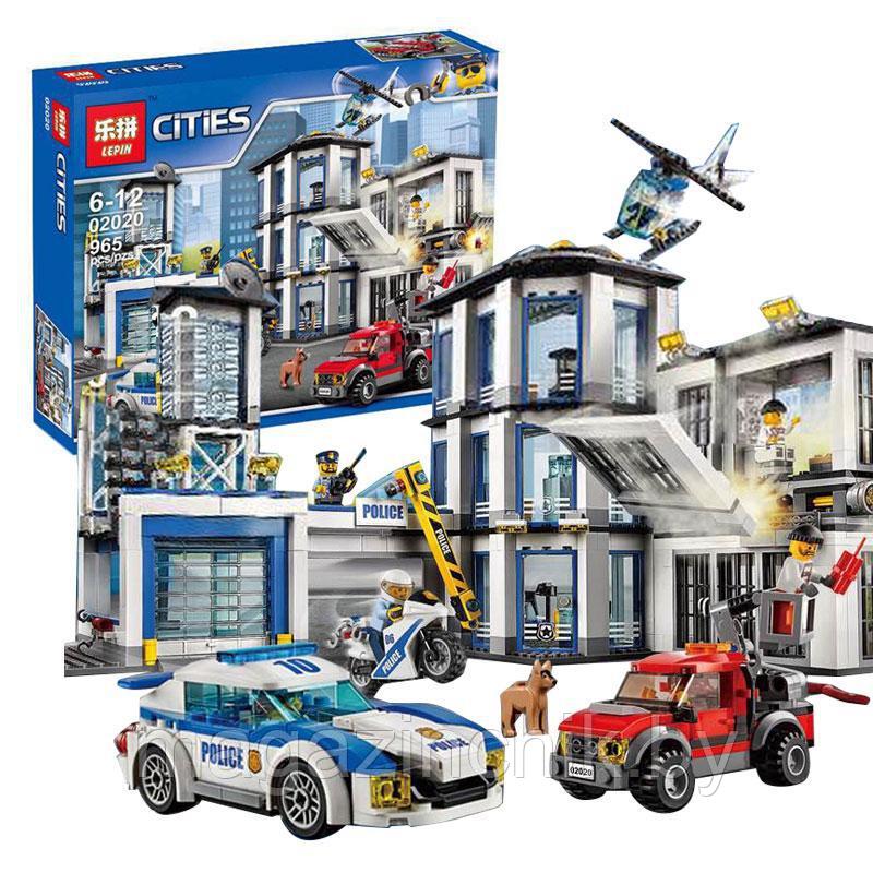Конструктор 40023 Большой полицейский участок, 965 деталей аналог LEGO City (Лего Сити) 60141 - фото 2 - id-p73413027