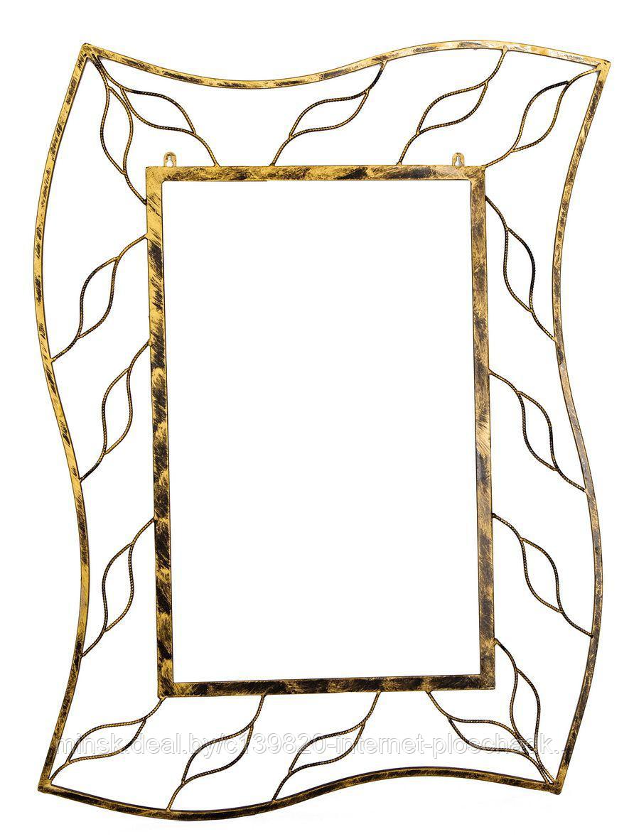 Зеркало декоративное (кованый метал) прямоугольное Модель - 13.7с