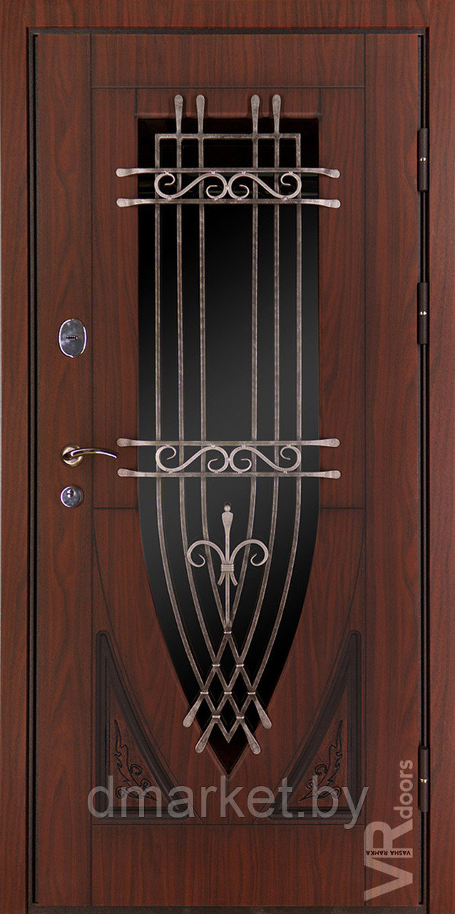 Дверь входная металлическая "Ваша рамка" Вежа 9 (оцинкована), фото 1