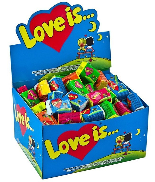 Жевательная резинка Love is