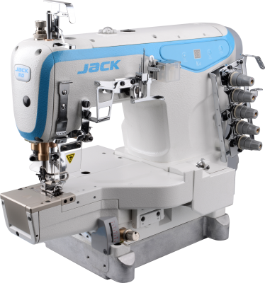 Промышленная швейная машина JACK K5-D-01GBX356 (364) плоскошовная трехниточная