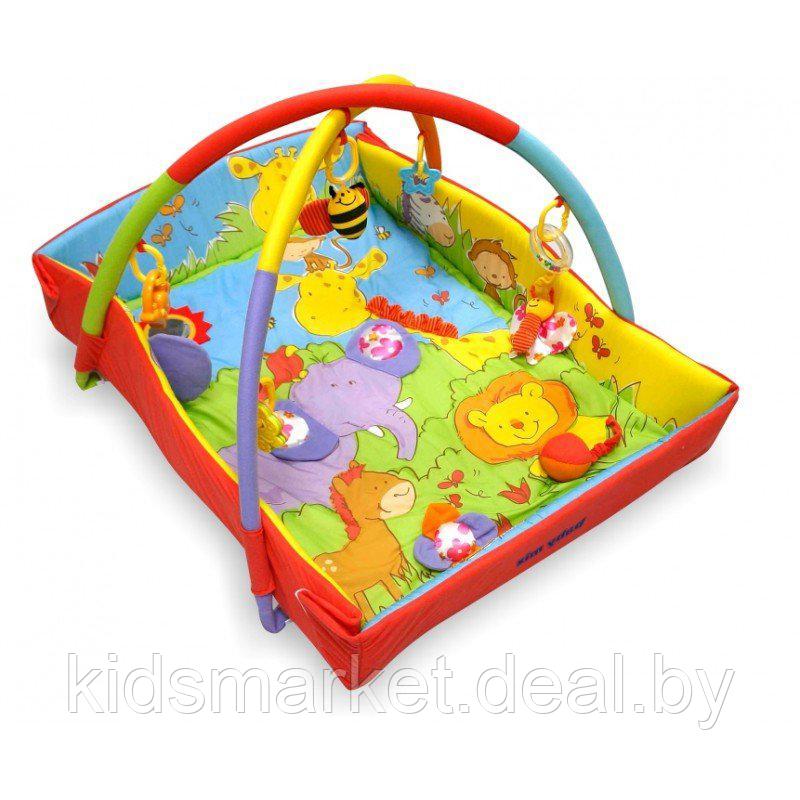 Детский развивающий коврик с бортиками Baby Mix Zoo Зоопарк - фото 2 - id-p73426647