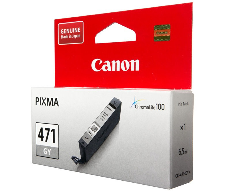 Картридж CLI-471GY/ 0404C001 (для Canon PIXMA MG7740/ TS8040/ TS9040) серый