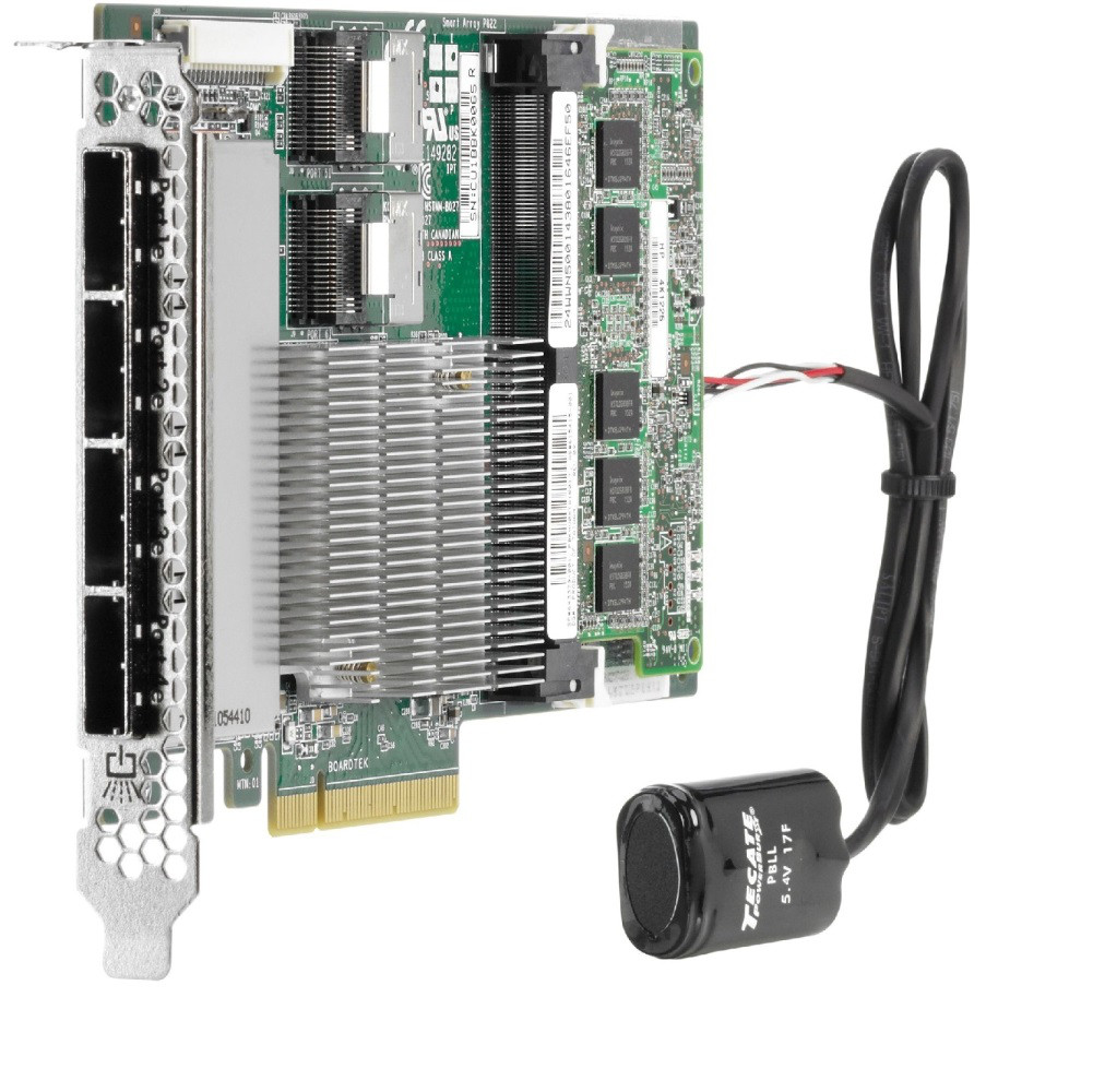 Контроллер 615418-B21 HP Smart Array P822/2GB FBWC 2-ports Int/4-ports Ext SAS - фото 2 - id-p73426860