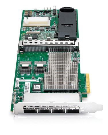 Контроллер 487204-B21 HP Smart Array P812/1G FBWC 2-ports Int/4-ports Ext PCIe x8 SAS, фото 2