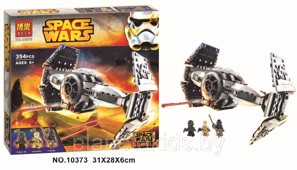 КОНСТРУКТОР BELA SPACE WARS "Улучшенный прототип TIE истребителя" АРТ.10373 АНАЛОГ LEGO Star Wars