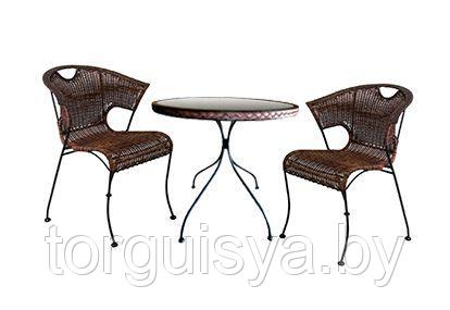 HFS 066/066.1 Комплект садовой мебели из ротанга Sundays (2 стула) - фото 1 - id-p73433547