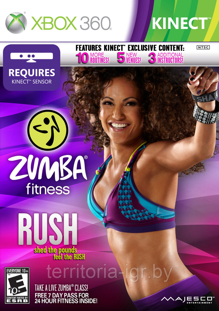 Kinect Zumba Fitness Rush Xbox 360 - фото 1 - id-p73433771