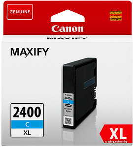 Картридж PGI-2400XL C/ 9274B001 (для Canon MAXIFY iB4040/ iB4140/ MB5040/ MB5140/ MB5340/ MB5440) голубой