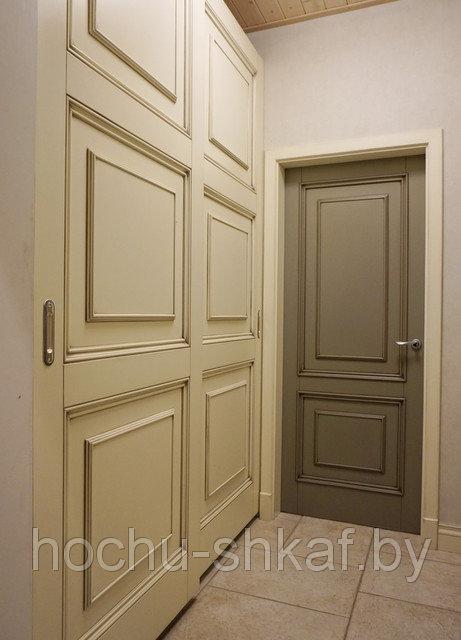 Шкаф с итальянской системой Bortoluzzi GLOW+ для прихожей комнаты 