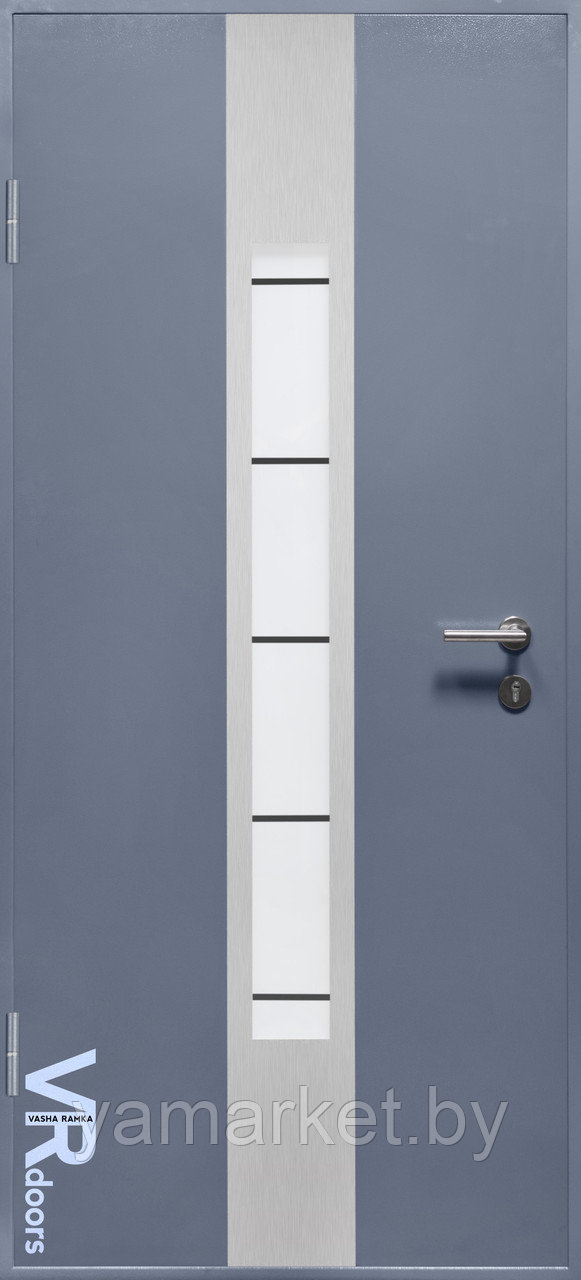 Дверь входная металлическая "Ваша рамка" Inox S-7 - фото 2 - id-p73441418