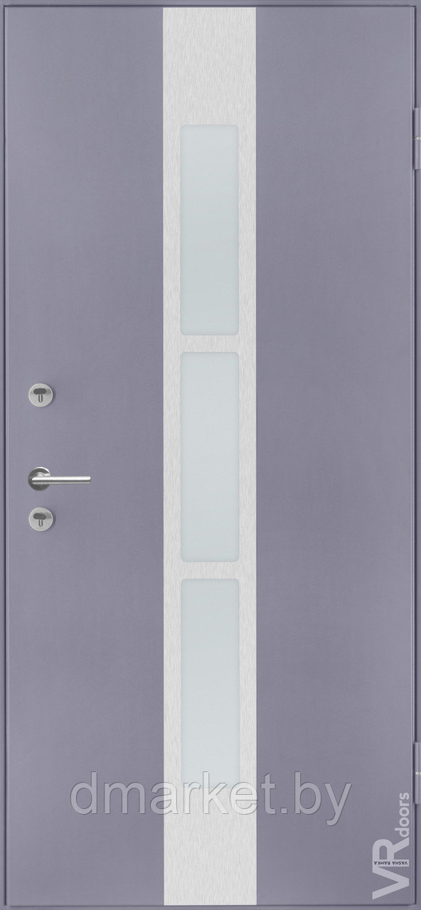 Дверь входная металлическая "Ваша рамка" Inox S-10