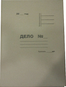 Папка "Дело" серая 3 см 100 шт.