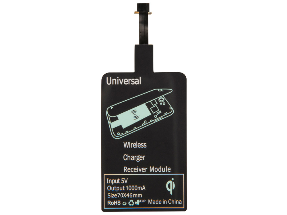Приёмник Qi для беспроводной зарядки телефона, Micro USB - фото 2 - id-p72564256