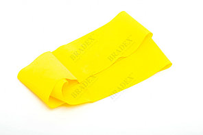 Эспандер-лента, нагрузка до 5,5 кг (sport rubber 8-12 lb, yellow), фото 2