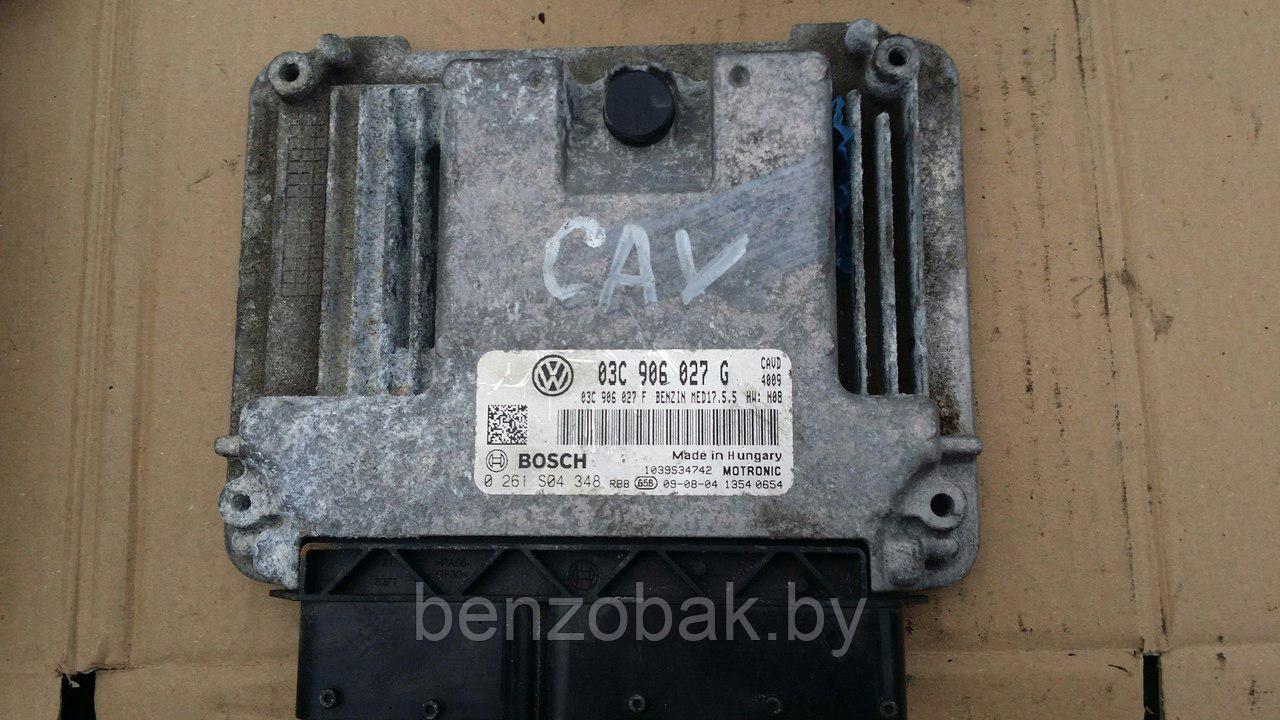 БЛОК УПРАВЛЕНИЯ ДВИГАТЕЛЕМ 03C906027G AUDI SEAT 1.4 TSI - фото 1 - id-p73492785