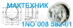 Фара противотуманная автобус МАЗ кат. 1NO 008 582-01 (аналог HELLA)