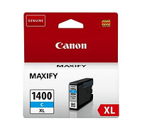 Картридж PGI-1400XL C/ 9202B001 (для Canon MAXIFY MB2040/ MB2140/ MB2340/ MB2740) голубой