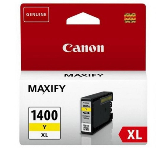 Картридж PGI-1400XL Y/ 9204B001 (для Canon MAXIFY MB2040/ MB2140/ MB2340/ MB2740) жёлтый