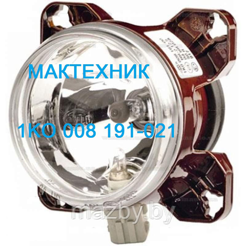 Фара дальнего света автобус МАЗ 1KO 008 191-021 ( аналог HELLA )