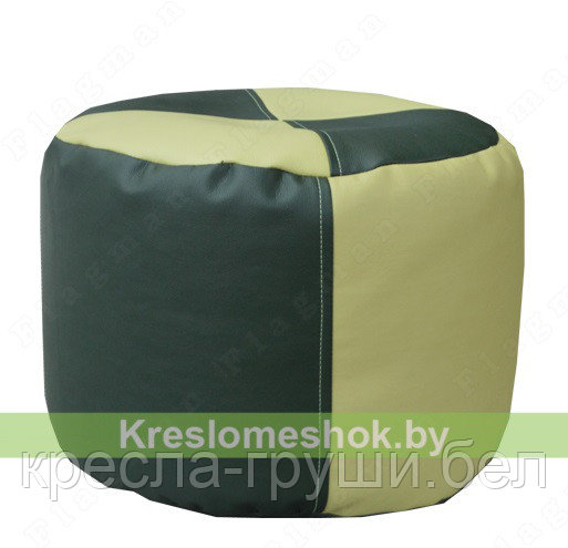 Кресло мешок пуфик зелёный+салатовый П2.1-18
