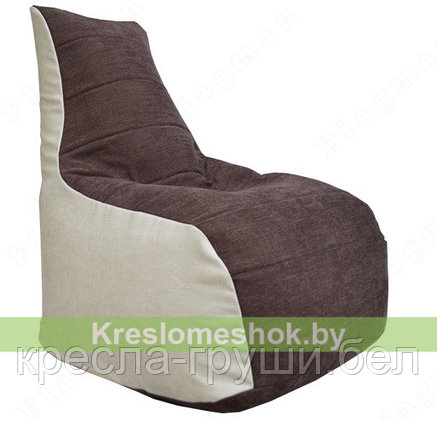 Кресло мешок Бумеранг Б1.4-01 (бежевый, коричневый), фото 2