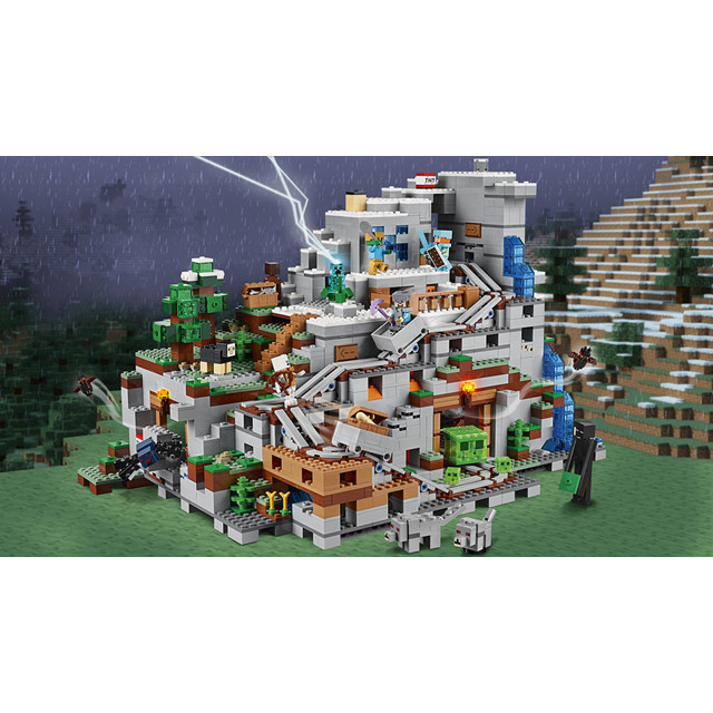 Конструктор Lele My World 33067 "Горная пещера " (аналог LEGO Minecraft 21137) 2052 детали - фото 6 - id-p73516572
