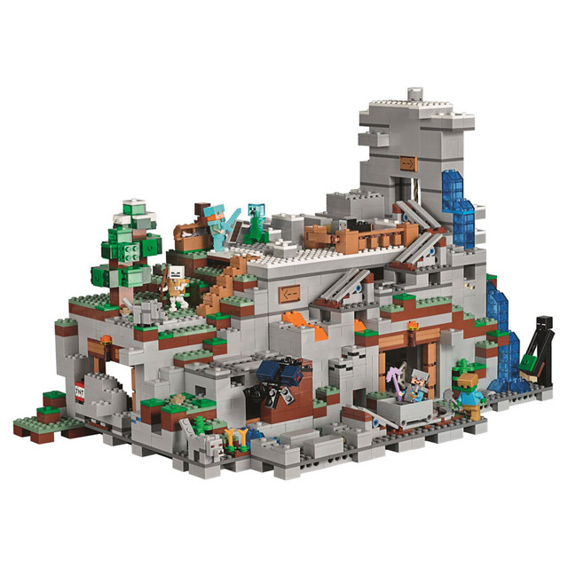 Конструктор Lele My World 33067 "Горная пещера " (аналог LEGO Minecraft 21137) 2052 детали - фото 2 - id-p73516572