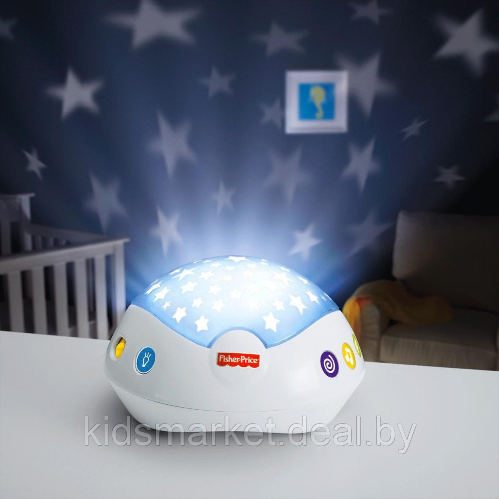 Детская музыкальная каруселька, мобайл, проектор, ночник Fisher-Price CDN41 ОБНОВЛЕННАЯ ВЕРСИЯ - фото 5 - id-p73578376