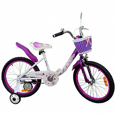 Велосипед детский для девочек Amigo-001 Crystal 20"