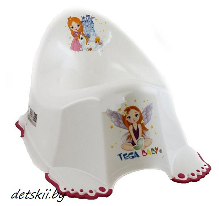 Горшок детский Tega Baby Тега антискользящий Маленькая принцесса