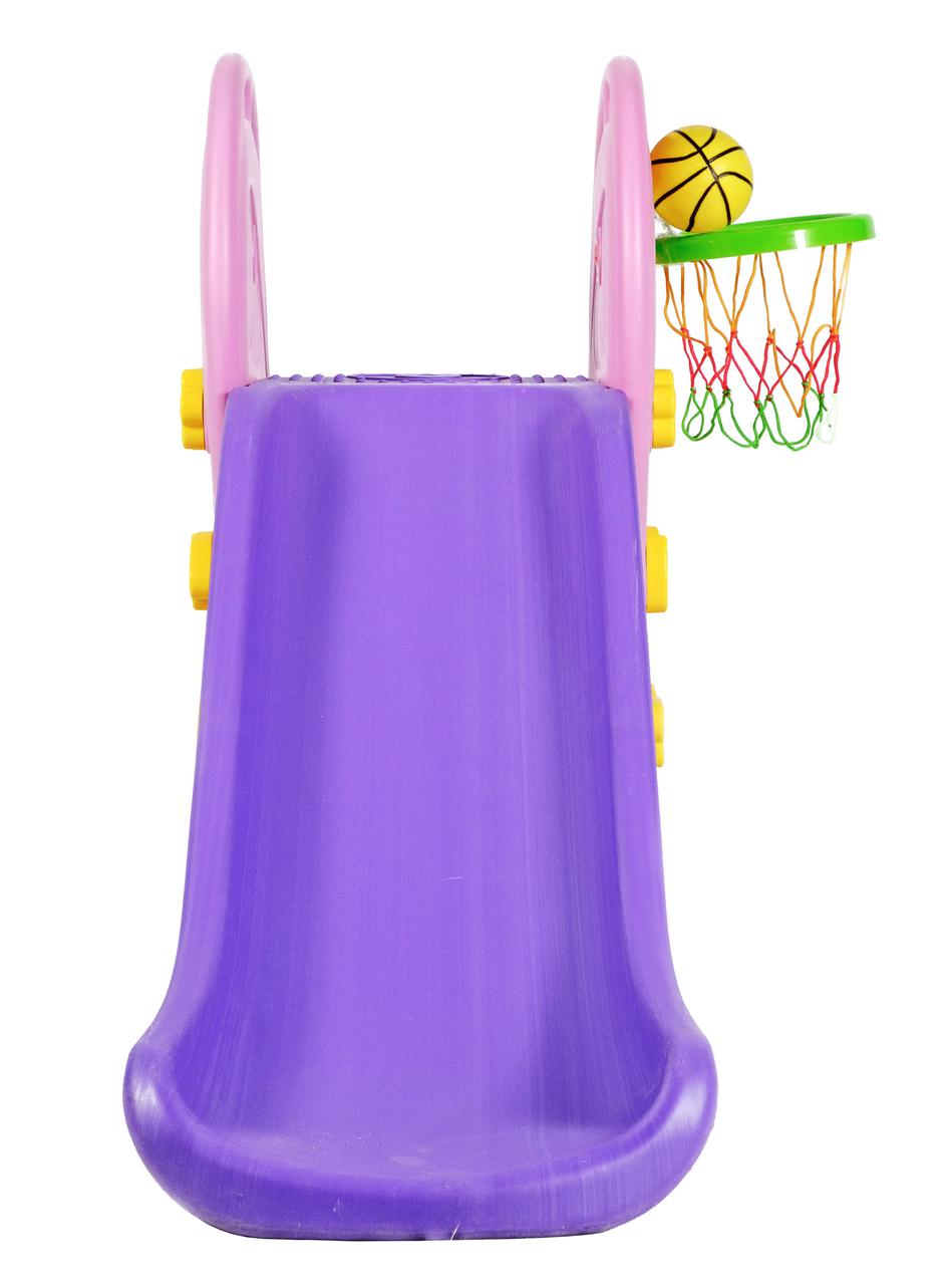 Детская горка с баскетбольным кольцом RS Hill ZK017-5 - фото 2 - id-p73623430