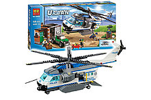 Конструктор 10423 Bela Вертолет наблюдения 528 деталей аналог LEGO City (Лего Сити) 60046 п