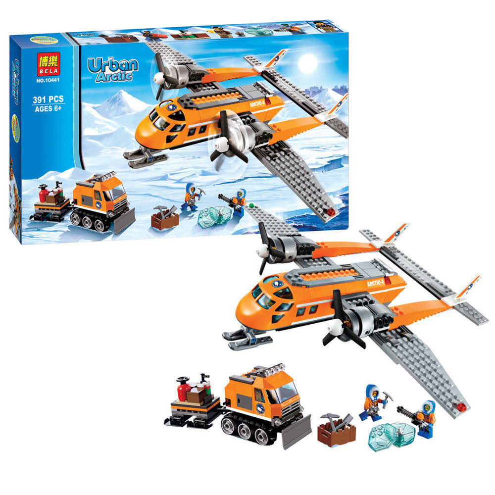 Конструктор Bela 10441 (аналог Lego City 60064) "Арктический самолёт", 391 дет s