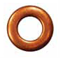 Шайба форсунки медная Bosch, Delphi 9001-850A OMS 14-05-253 размер 7,2*13,8*2