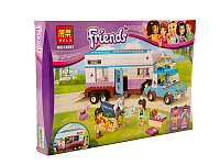 Конструктор Bela Friends 10561 Ветеринарная машина для лошадок, 387 дет., аналог лего френдс 41125h