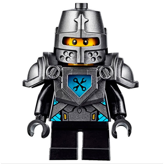 Конструктор Decool 8018 Future Knights Робот Черный рыцарь (аналог Lego Nexo Knights 70326) 531 деталь - фото 5 - id-p73663388