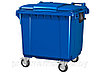 Пластиковый контейнер для мусора 660 л синий, фото 2