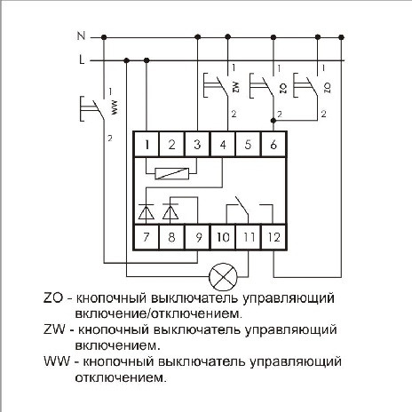 Реле импульсное bis 412i