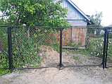 Ворота из сетки рабица, фото 5