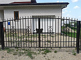 Ворота с коваными элементами, фото 2
