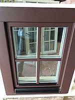 Окна деревянные с укрывным покрытием