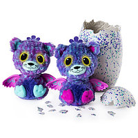 Hatchimals 19110-PURP Хетчималс сюрприз - близнецы интерактивные питомцы, вылупляющиеся из яйца