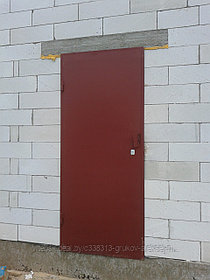   Металлические двери для гаража
