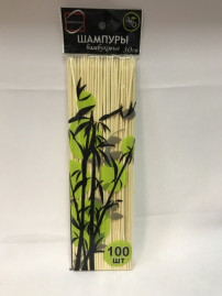 Палочки для шашлыка 30 см (бамбук) 100 шт - фото 1 - id-p47519652