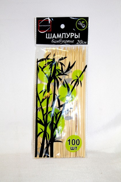 Палочки для шашлыка 20 см (бамбук) 100 шт