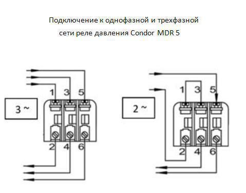 Mdr f 8 h s схема подключения