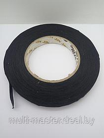 Шубная лента (лента клеевая) 15мм черная